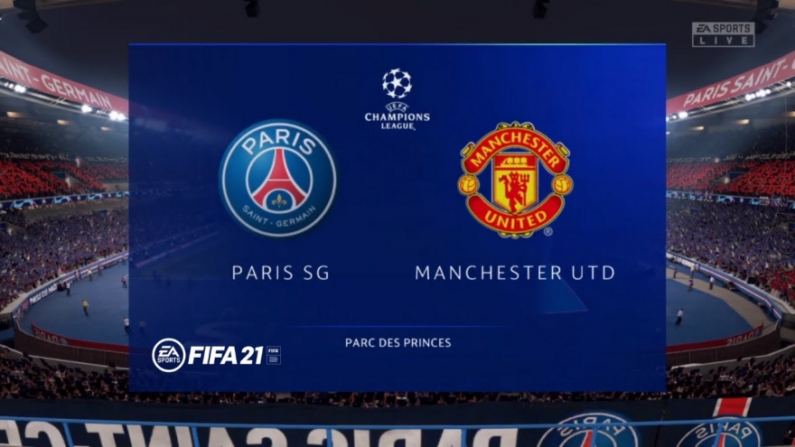 VIDEO: Dự đoán kết quả PSG - MU bằng game FIFA 21